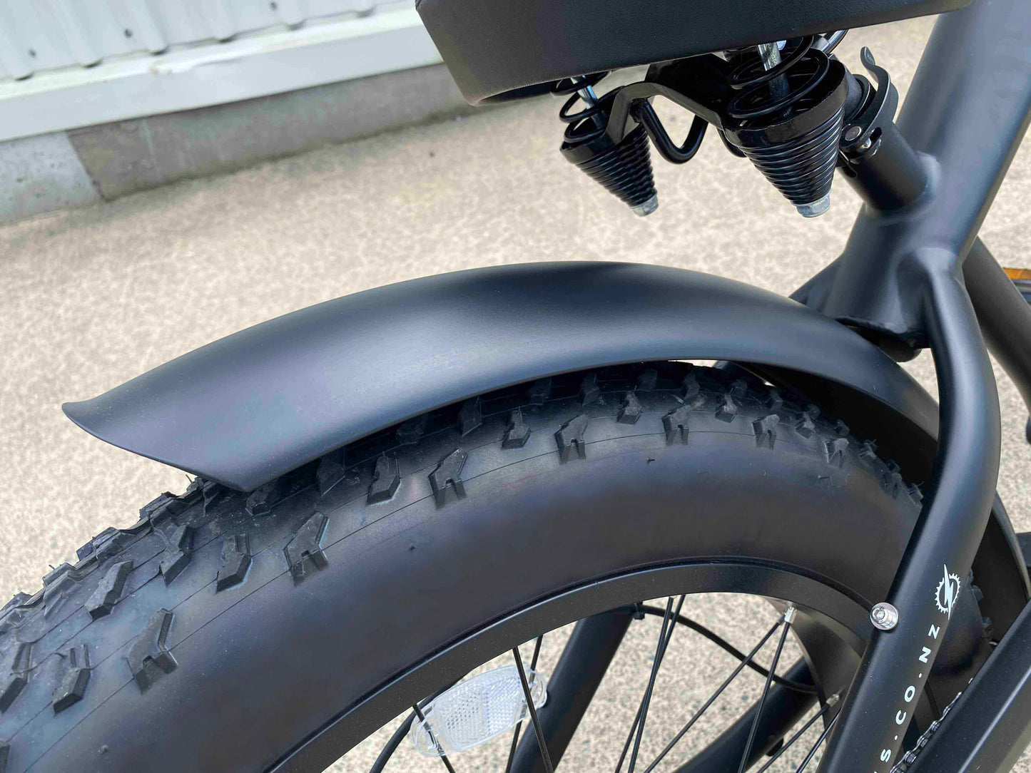 Mudguards. Cropped