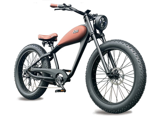 The ultimate Cruiser Ebike. Smooth, powerful and superbly comfortable.