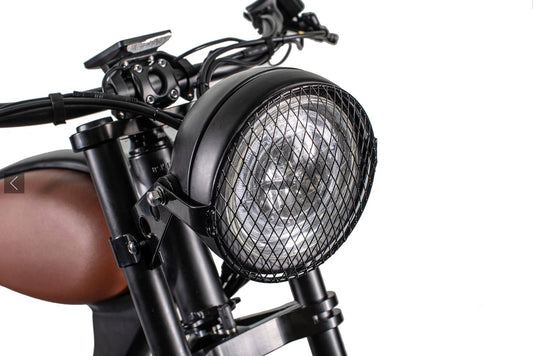 Headlight guard for Scout. Boostbikes
