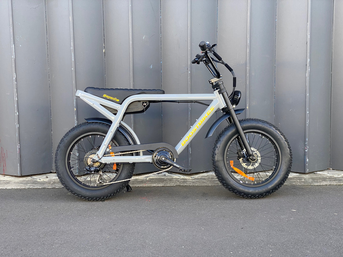 Super 73 Matt Black, Papaya Orange or Nardo Grey Apache Electric Bike from Boostbikes Super 73 BEST REPLICA and more features