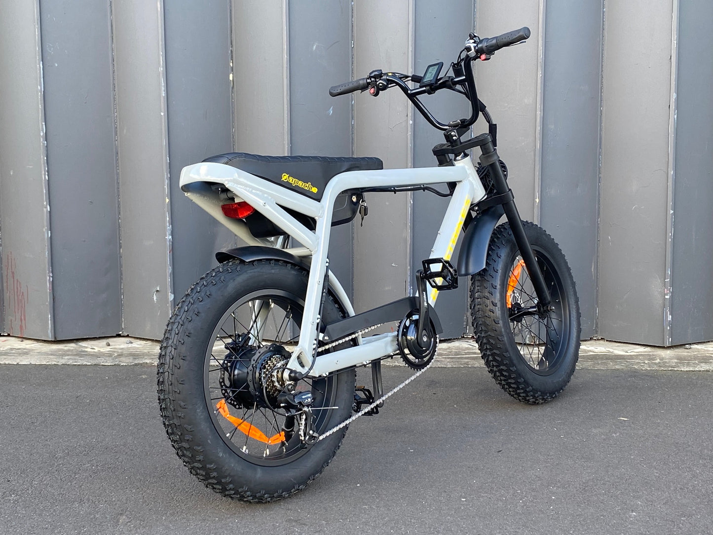 The Apache. Urban Explorer meets Retro Cool. From Boostbikes  Apache Electric Fat Bike. Fast, agile Super 73 Cross over