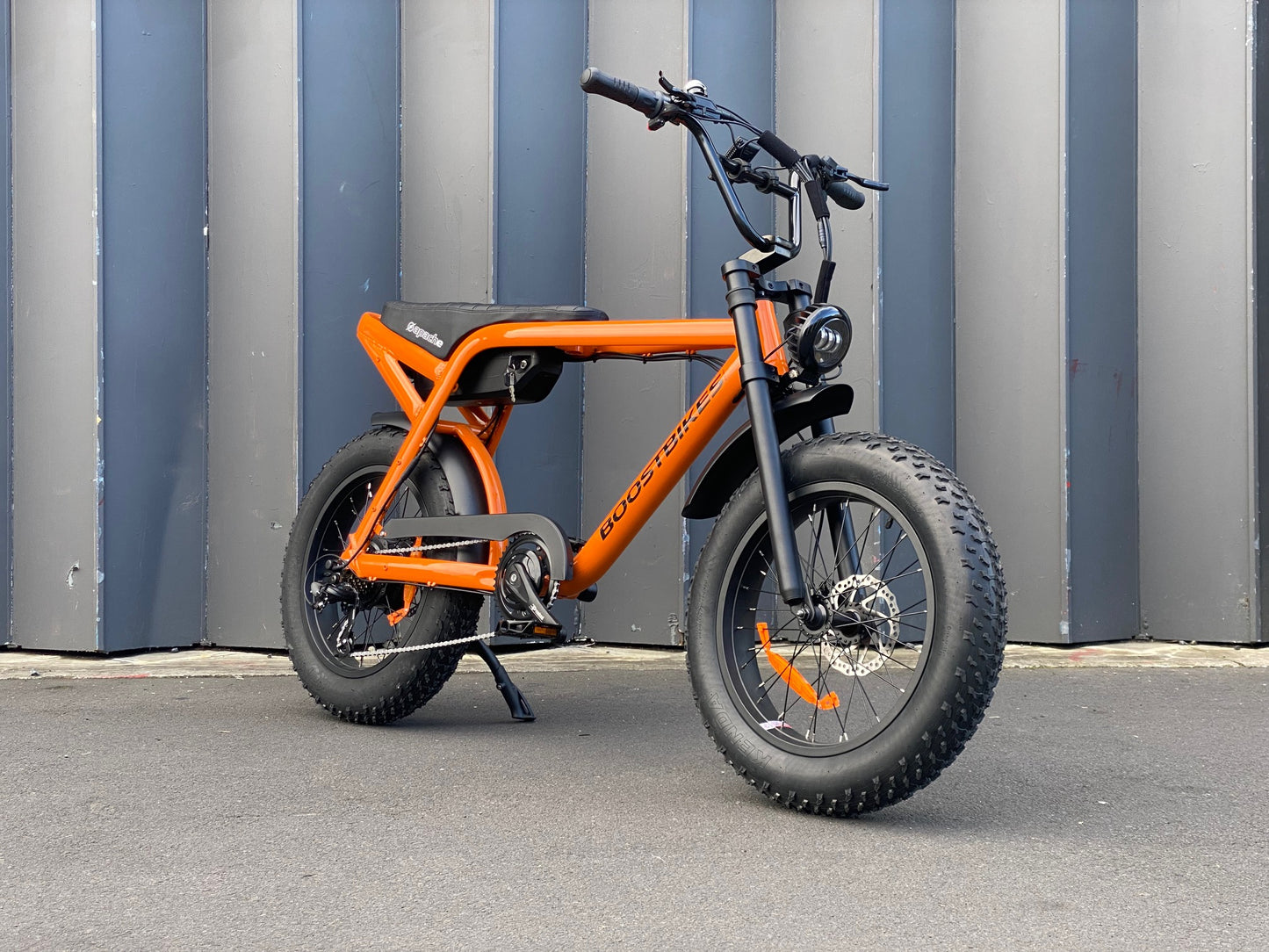 The Apache. Urban Explorer meets Retro Cool. From Boostbikes  Apache Electric Bike. Fast, agile Super 73 Cross over