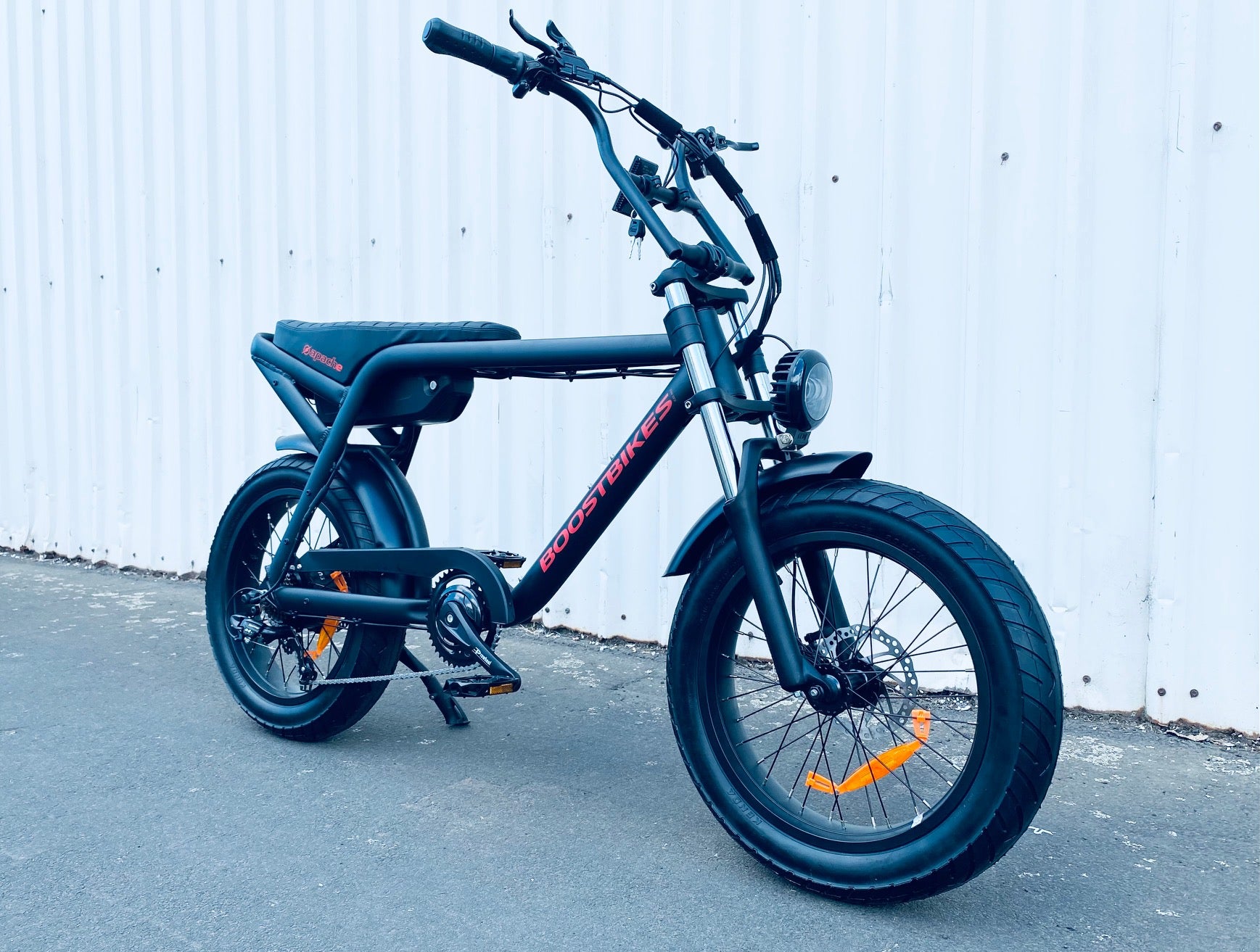  Apache Electric Bike from Boostbikes. Pedal assist or twist the throttle and go.