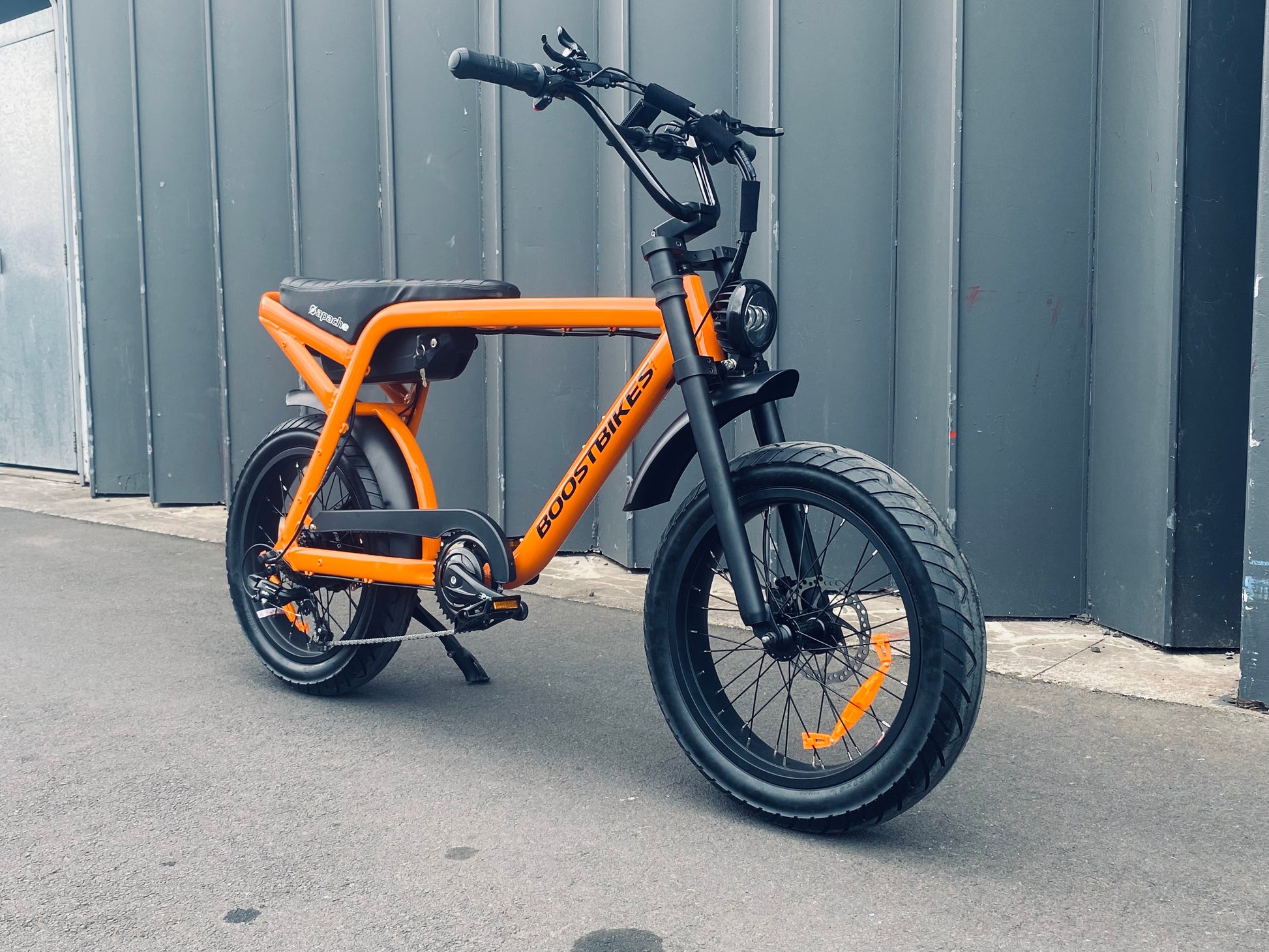 Apache Electric Bike. This is a fast, cool, go anywhere bike with an awesome combination of fun performance and epic styling.