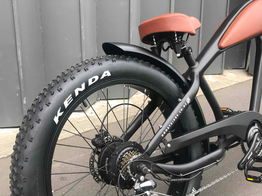 Mudguard Set, cropped sport gurads custom designed for Scout. Boostbikes.